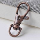 10 pcs Antique Copper Lobster Swivel Clasps 13x37mm A8909