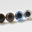 10 pcs 6mm Round Transparent Animals Toy Eyes Come With Washers