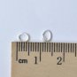 100 pcs Matte Silver White Oval Jump Rings 4x5mm 22G A8679