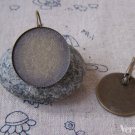 10 pcs Earwire Match 25mm Bezel A5353