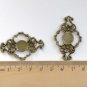 Thick Cut Out Floral Connector Antique Bronze Pendants Set of 10 A8324