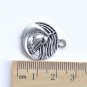 Antique Silver Horse Charms Pendants 20mm Set of 10 A8236