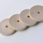 10 pcs Unfinished Round Wood Chips Spacer Beads Findings A2331