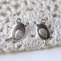 Antique Silver Fat Baby Bird Charms 12x19mm Set of 20 A8259