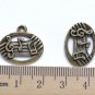 20 pcs Music Note Charms Antique Bronze Treble Clef Pendants A8007
