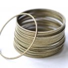 Large Brass Seamless Rings Antique Bronze 30mm  Set of 20 A8130