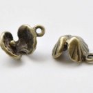 Antique Bronze Scallop Shell Pearl Charms Set of 20 A8547