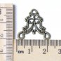 Chandelier Earring Antique Bronze Connector Set of 20 A8016