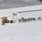6 pcs Clear Glass Bottles Empty Vials Jars With Corks 22x75mm A8613