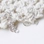 500 pcs Silver Plated Brass Jump Rings Size 3mm 25gauge A8747