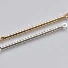 Shiny Silver/Gold Connecting Bar Link Rod Connector 45mm 12 Gauge