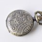 1 PC Antique Bronze Bird On Twig Pocket Watch Necklace A8771