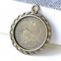 Pendant Tray Blank Cameo Base Settings Match 15mm Cabochon A8176
