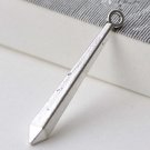 10 pcs Antique Silver Long Point Spike Pendants 4x44mm A8762