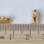 10 pcs 24K Champagne Gold Ribbon Ends Fasteners Clasps 8mm A652