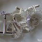 10 pcs Silver Crown Edge Cuff Links Cufflinks 15mm Bezel Cup A1121