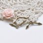20 pcs Antique Bronze Clock Hands Charms 15x28mm A8667