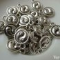 20 pcs Antique Silver Tai Chi Trigrams Charms Pendants A6424
