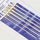 One Set of 6 Sewing Needles Gold Plated Tail Leather Craft Tools A8793