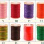 0.45mm Round Wax Polyester Thread Cord Leather Craft 65 yards 12
