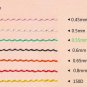 0.65mm Wax Cord Polyester Thread For Leather Craft 60 meters/65 yards 17