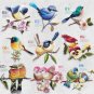1 Piece Embroidery Bird For Fabric Purse Frame Bag Making No.3