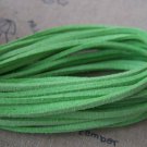 10 meters Square Green Faux Leather Ribbon Cords A3984