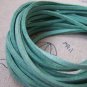 10 meters Square Green Faux Leather Ribbon Cords String A5110