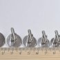 10 pcs Stainless Steel Cufflinks Blanks Bezel Match 10mm-20mm Cabochon 10mm