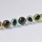 10 pcs 10.5mm Cat Eyes Plastic Animal Eyes Come With Washers Blue-No.10067