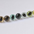 10 pcs 12mm Amigurumi Toy Animal Cat Eyes High Quality Brown-No.10074
