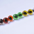 10 pcs 7.5mm Transparent Amigurumi Cat Eyes White-No.10204