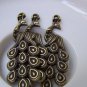 10 pcs Antique Bronze Filigree Peacock Charms 15x41mm A828