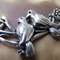 10 pcs Antique Silver Love Bird Connectors Swallow On Branch A2938
