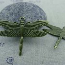 10 pcs of Antique Bronze Dragonfly Charms Pendants 27x36mm A1816