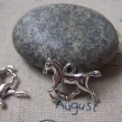 10 pcs of Antique Silver Running Horse Charms 15x20mm A4759