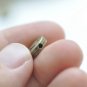 10 pcs Antique Bronze Happy Smile Icon Beads Double Sided 10mm A3518