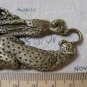 2 pcs of Antique Bronze Huge Leopard Pendants Charms 45x65mm A7044
