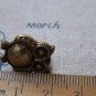 10 pcs Antique Bronze Owl Buckle Button Clasps A5055