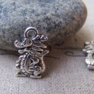 20 pcs of Antique Silver Chinese Dragon Charms 10x15mm A1170