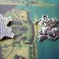20 pcs of Antique Silver Kitten Cat Charms 13x17mm A1171