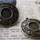 10 pcs Antique Bronze Round Base Setting Match 12mm Cabochon A3205