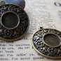 10 pcs Antique Bronze Round Base Setting Match 12mm Cabochon A3205