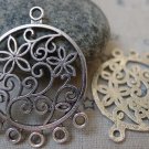 10 pcs Antique Silver Chandelier Earring Drops Pendants A5900