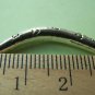 10 pcs Antique Silver Curved Heart Slide Tube 33mm A1059