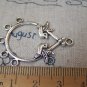 10 pcs Antique Silver Dove Birds Chandelier Earring Pendants A5142