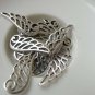 20 pcs of Antique Silver Filigree Wing Charms 9x23mm A6470