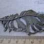 5 pcs of Antique Bronze Huge Feather Charms Pendants 41x86mm A7669