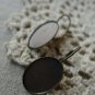10 pcs Bezel Earwire Sawtooth Edge A5357