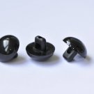 10 pcs Black Mushroom Domed Sewing Eyes Shank Buttons 6mm-No.10162